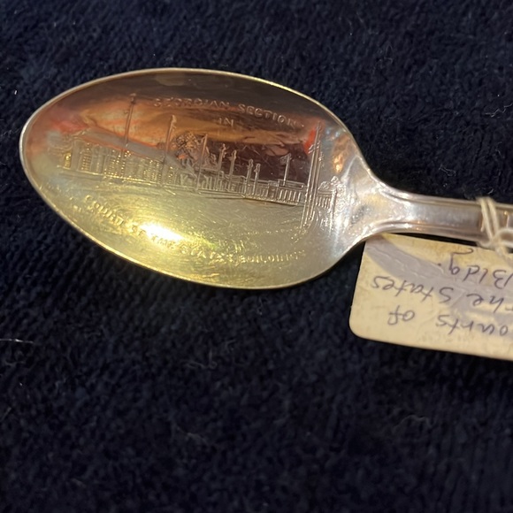 *3 for $10* 1939 New York World’s Fair “Courts of the States Building” Spoon - Picture 3 of 5